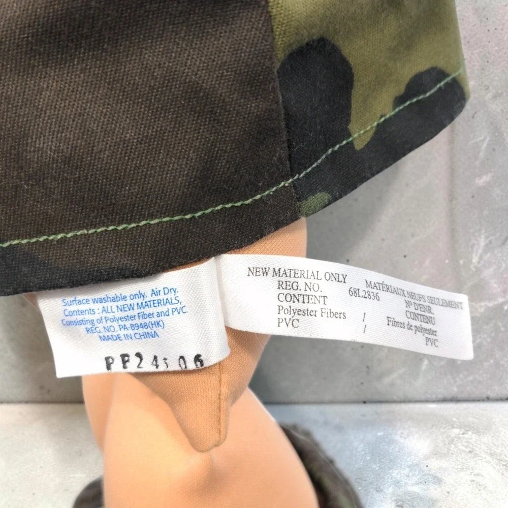 VTG Cabbage Patch Kids Magic Touch Colorsilk Boy Doll Camo Orange Hair 2005 CPK